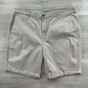 Johnnie O Shorts Men's Size 40 Light Khaki Chino Casual Surf Golf Classic